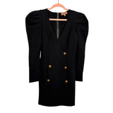 Shop17 Black Puff Sleeve Dress - Size S (See Notes)