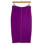 Victoria Beckham Fuchsia Back Zipper Skirt- Size 10