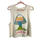 Trunk Ltd. Allman Brothers Band with Crochet Side Detail Sleeveless Tee- Size S (see notes)