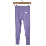 Women's Best Light Purple Leggings- Size ~S (see notes, Inseam 22”)