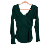 Free People Forest Green Top - Size XL (Sold Out Online!)
