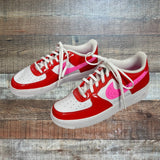 Pre-Owned Nike Air Force 1 Valentine's Day Sneakers- Size Boys 7Y (LIKE NEW, fit like W 8.5/9)