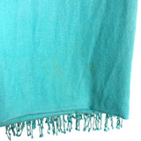 No Brand Mint Green Tassel Fringe Scarf (see notes)