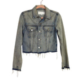 Re/Done Originals Distressed Raw Hem Jean Jacket- Size XS (see notes)