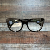 Peepers Black Blue Light Reading Glasses +0.00 NWT