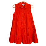 AURA Coral Button Up Sleeveless Dress NWT - Size S (See Notes)