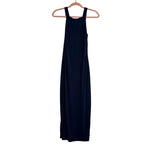 House of Harlow 1960 x Revolve Navy Ribbed with Side Slit Tank Dress- Size S
