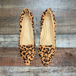 Musshoe Leopard Knot Flat Shoes- Size 7.5 (NEW)