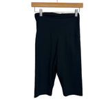 H&M Maternity Black Biker Shorts- Size S