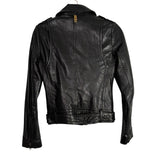 Mackage Black Lambskin Leather Jacket- Size XXS