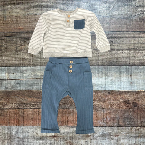 Attitude Baby Two Piece Pant Set- Size 6-9M (see notes)