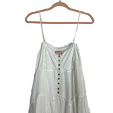 Show Me Your Mumu White Front Gold Button Dress- Size M (see notes)