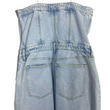 Abercrombie & Fitch Strapless Denim Jumpsuit- Size L