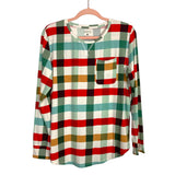 Lates by Kate Colorful Check Pajama Set- Size M (sold as set, pattern sold out online)