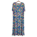 Tuckernuck People/Bird/Butterfly Printed Side Slits Dress- Size XL