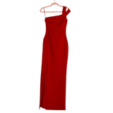 Likely Red One Shoulder Split Strap with Side Split Maxson Gown NWT- Size 0