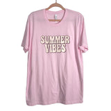 Mountain Moverz Pink Summer Vibes Tee- Size L