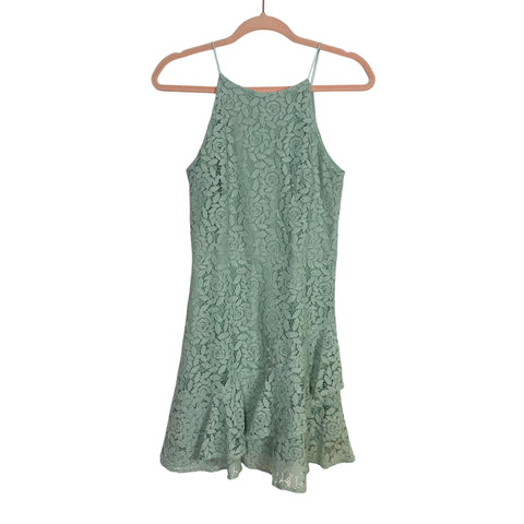 She + Sky Mint Lace Overlay Dress NWT - Size S The Saved Collection She + Sky Mint Lace Overlay Dress NWT - Size S The Saved Collection