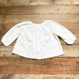 Little Paper Doll White Corduroy Long Sleeve Top- Size 4T
