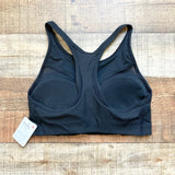 Lululemon Black Ribbed Mesh High Neck Bra NWT- Size 6