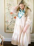 Pomander Place Sandstone Button Front Tiered Mabel Maxi Dress- Size XXXL