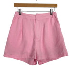 The Workshop Pink Linen Shorts NWT- Size S