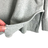 Daily Ritual Grey Cutout Hem Sweatshirt Top- Size XL