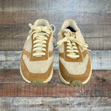P448 Suede and Sherpa Sneakers- Size 37 (see notes)