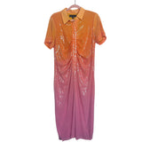 ELOQUII Orange and Pink Ombre Sequin Dress- Size 14