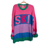 Show Me Your Mumu Multicolor Ski Sweater - Size L (Sold Out Online!)
