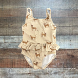 Rylee + Cru Tan Animal Swimsuit - Size 2-3Y