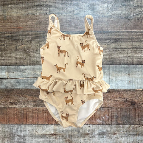 Rylee + Cru Tan Animal Swimsuit - Size 2-3Y
