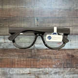 Peepers Black Blue Light Reading Glasses +0.00 NWT