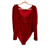 ELOQUII Red Velvet Bodysuit - Size 14/16 (Sold Out Online!)