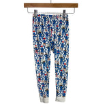 Roller Rabbit Texas Blue Monkey Two Piece Pajama Set- Size 6