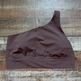 Lululemon Brown One Shoulder Sports Bra- Size 14