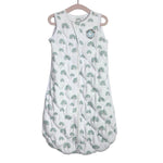 Dreamland Baby White Rainbows Quilted Weighted Sleeveless Sleep Sack- Size S (0-6M)