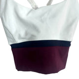 The Upside White Wine and Black Sports Bra- Size 6