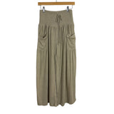 FP Beach Beige Smocked Top + Pants Set - Size XS