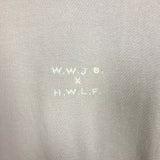 Comfort Colors Purple Embroidered WWJD x HWLF Sweatshirt- Size L