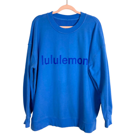 Lululemon Blue Sweatshirt- Size ~XL (see notes)