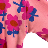 Zara Peach Floral Print Crewneck Top + Pants Set - Size 4 Years (See Notes)