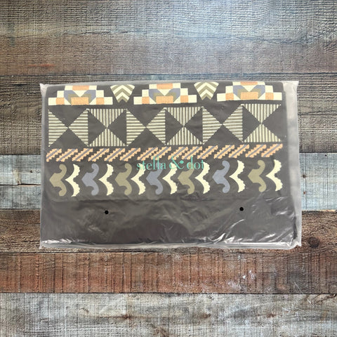 Stella & Dot Black/Multi Embroidery Taj Clutch NWT