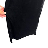 VICI Black Velvet Belted Cut Out Back Jumpsuit - Size M
