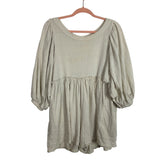 Free People Beach Cream Back Cutout Romper- Size S (sold out online)