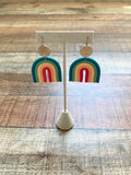 Rainbow Spring Street Clay Earrings (New in Bag)