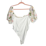 No Brand Crochet Lace Underwire Bodysuit- Size XL (see notes)