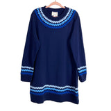 Sail to Sable Navy Ric Rac Sweatshirt Dress- Size XXL (sold out online)