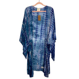 Style Rack Blue Tie-Dye Kimono NWT- Size M