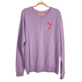 Living Fully Co. by Mallory Ervin Purple Heart Matches Sweatshirt- Size M